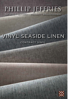Phillip Jeffries Vinyl Seaside Linen Wallpaper